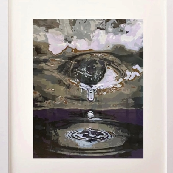 Unframed 16x20 The Collective Suffering Acrylic Painting 2021 - Picture 2 of 3